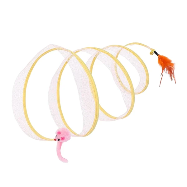 Elite Maxbell Cat Tunnel Tube Collapsible Pet Interactive Toy for Puppy Supplies Mouse Round Luxury