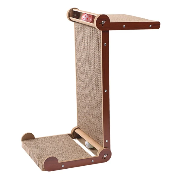 Efficient Maxbell L Shaped Cat Scratching Board Furniture Protector Durable Cat Scratcher Bed Healthy