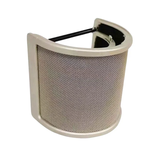 Secure Maxbell Microphone Pop Filter Mic Pop Screen Dual Layered Compact for Streaming Aureate Environmentally Friendly