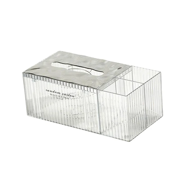 Dependable Maxbell Facial Tissue Paper Box Napkins Holder Decorative for Night Stand Argent High-End