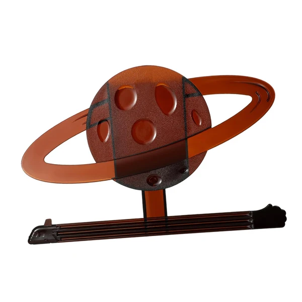 Detailed Maxbell Creative Hair Hoop Organizer Headband Storage Holder for Hair Clasp Brown Refined