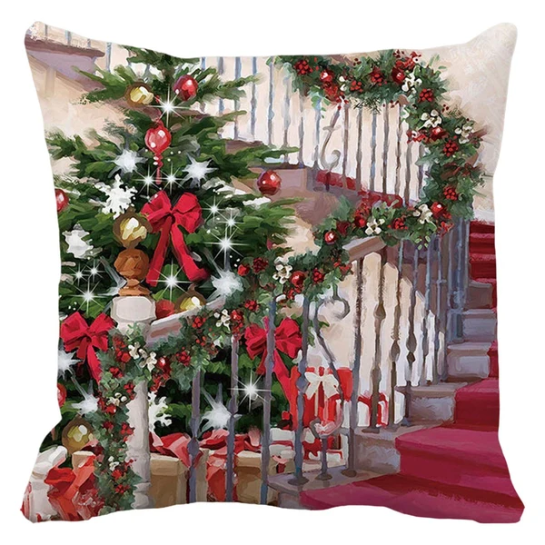 Fine Crafted Maxbell Christmas Throw Pillow Cover Pillow Case for Home Decor Stairs Specialty