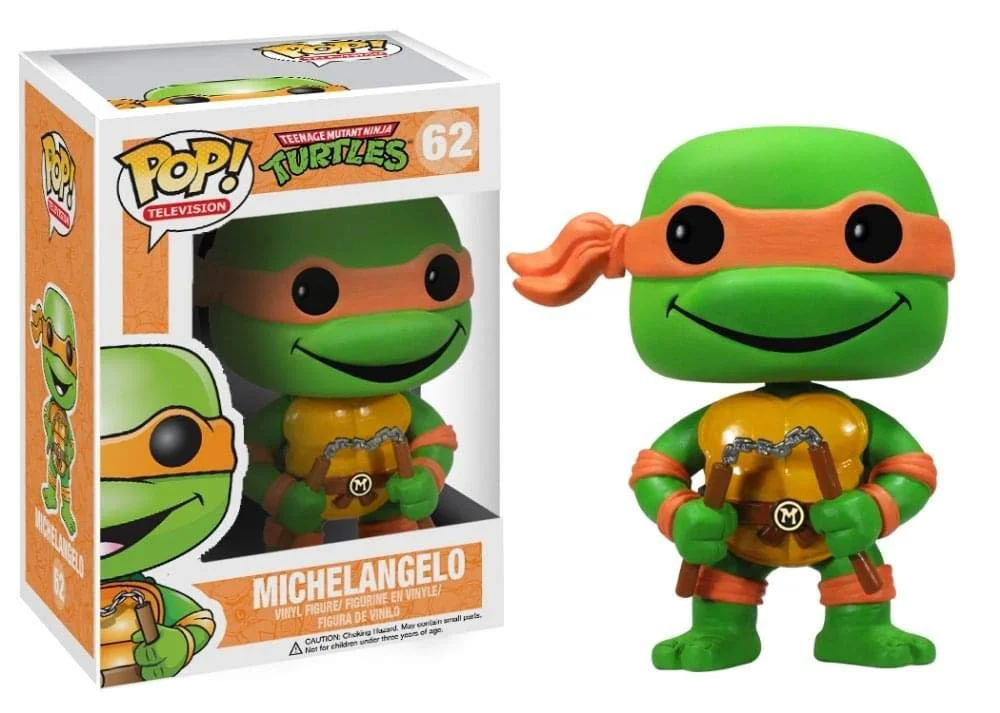 Innovative Funko POP Television TMNT Michelangelo Vinyl Figure Excellent