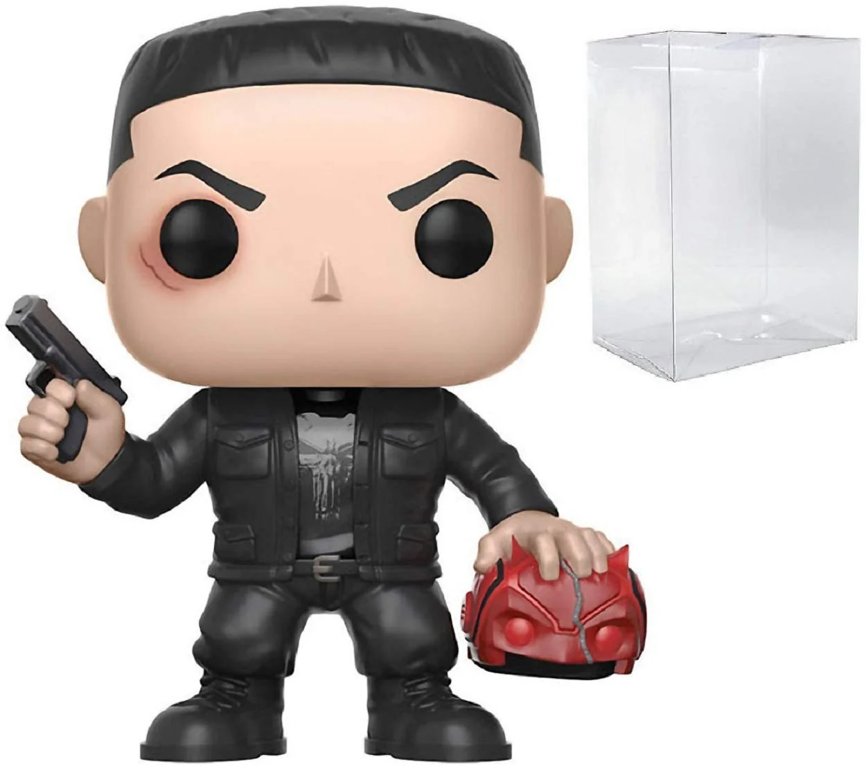 Elite Funko Pop Marvel Netflix Daredevil - Punisher Chase Variant Limited Edition Vinyl Figure Bundled with Pop Box Protector Case Elegant