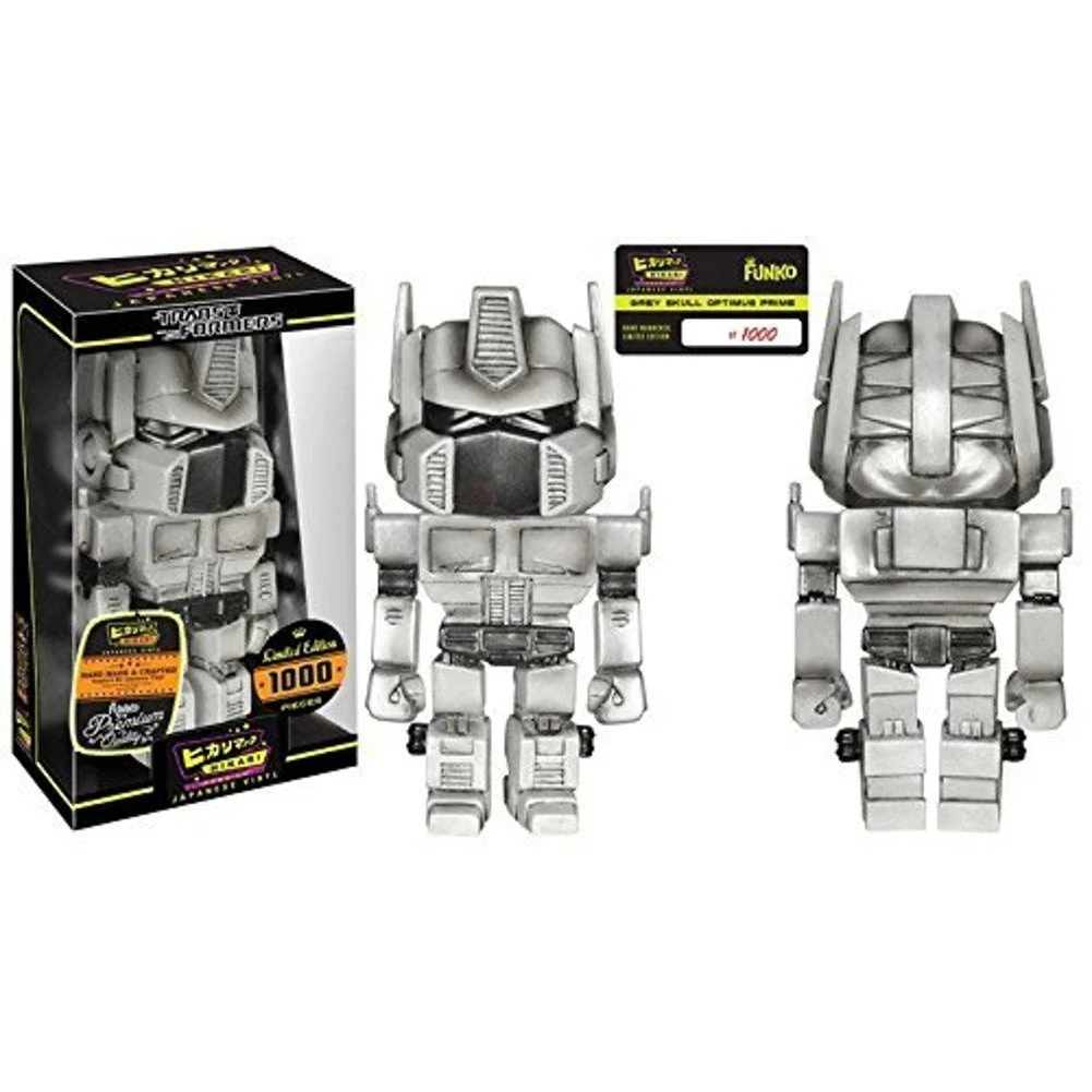 Stylish Toy - Hikari - Sofubi Vinyl Figure - Grey Skull Optimus Prime - Limited Edition Relaxed