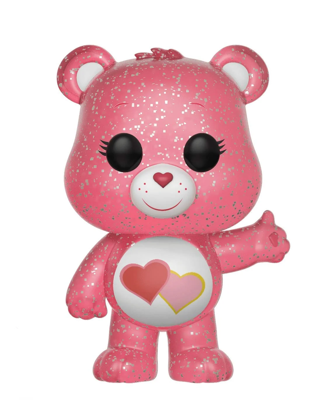 Easy-to-Use Funko Care Bears Glitter Love-a-Lot Bear Pop Vinyl Figure 354 Secure