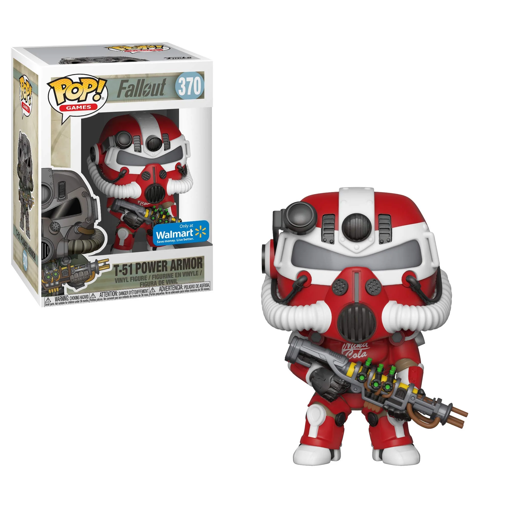 Unique Funko Pop Games Fallout T-51 Power Armor Nuka Cola Limited Edition Vinyl Figurine Solid