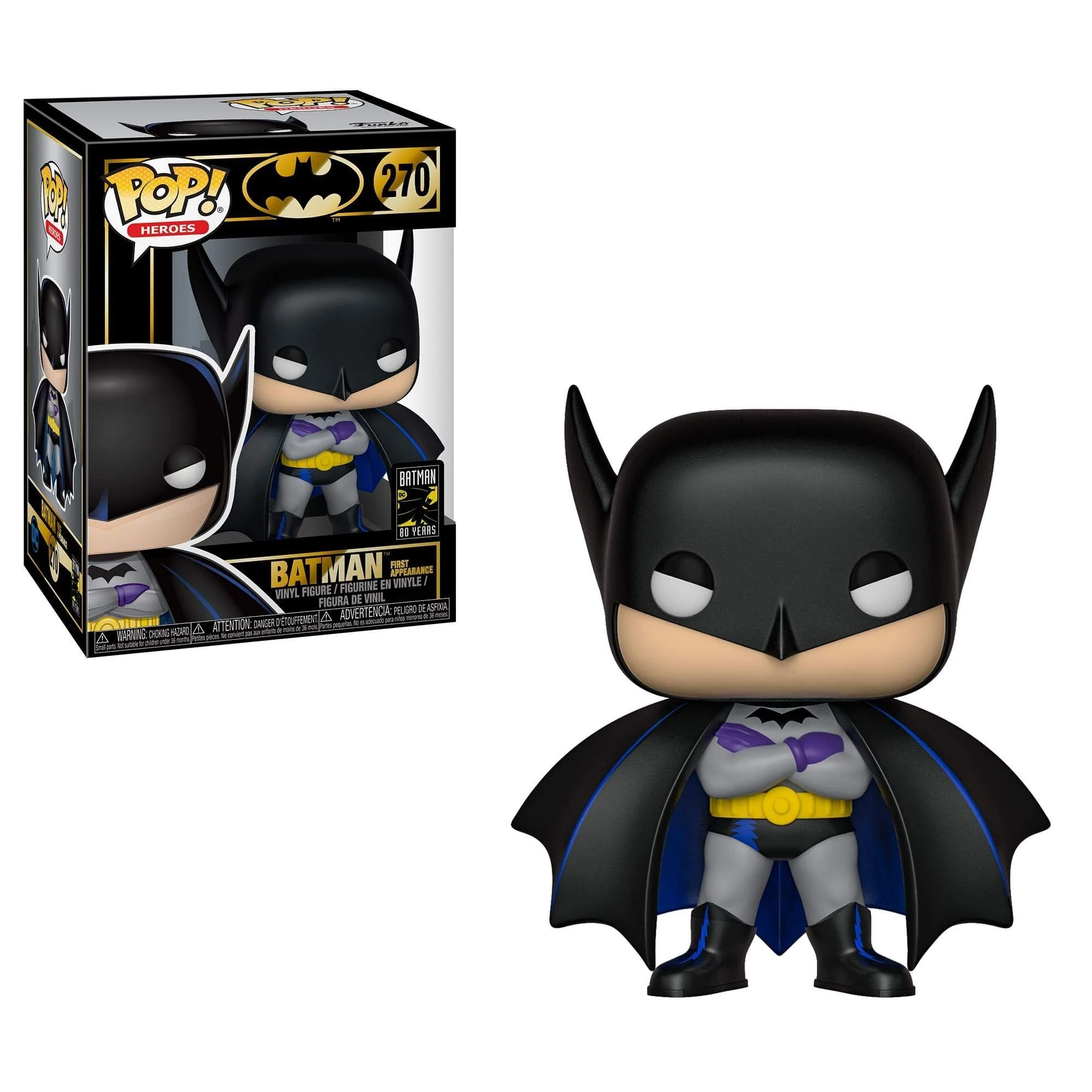 Innovative Funko POP Heroes 80th-Batman 1st Appearance - 1939 - DC Comics - Collectible Vinyl Figure - Gift Idea - Merchandise - for Kids Adults… Fine