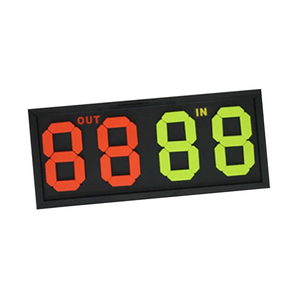 Lightweight Maxbell Football Manual Substitution Board 4 digits Out in Easily Operate Practical Trusted
