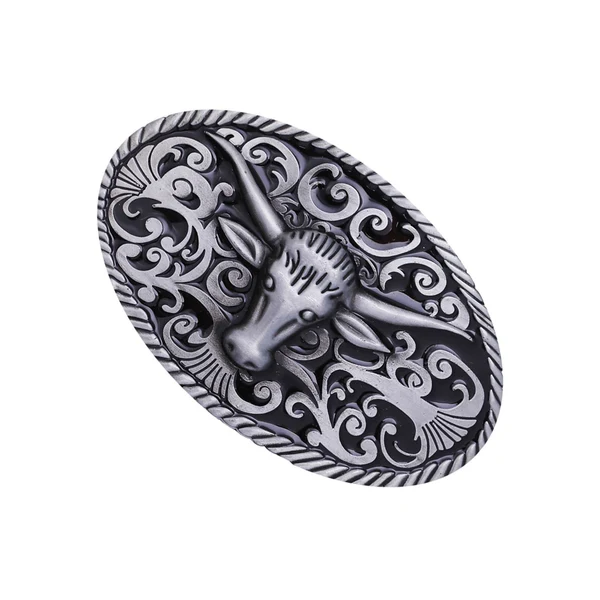 Optimized Maxbell Western Belt Buckle Cowboy Alloy Punk American Costume Accessories Bull Head High-Grade