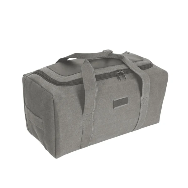 Fine Maxbell Maxbell Canvas Duffle Bag Zipped House Moving Luggage Bag for Laundry Travel Bedding 54cmx25cmx25cm Prestigious