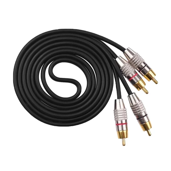 Healthy Maxbell Maxbell 2RCA to 2RCA Stereo Audio Cable Multipurpose for Subwoofer Home Audio 2m World-Class