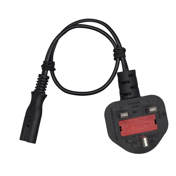 Functional Maxbell Maxbell AC Power Cord IEC 320 C7 Female to UK Plug BS1363 Male for Laptop Notebook 0.64m Efficient