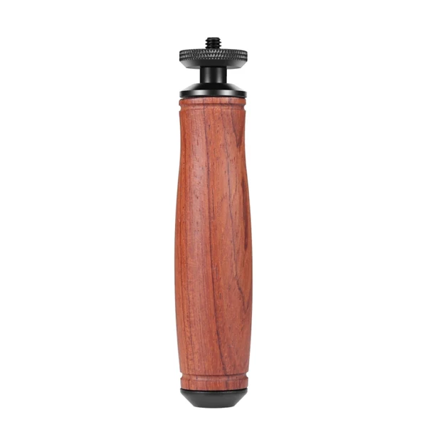 Fast Maxbell Maxbell Camera Handle Grip Support Mount for Action Camera Digital Video Camera Wooden Handle Practical