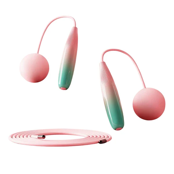 Quality Maxbell Weighted Jumping Rope Skipping Rope for Exercise Training Adults pink Innovative