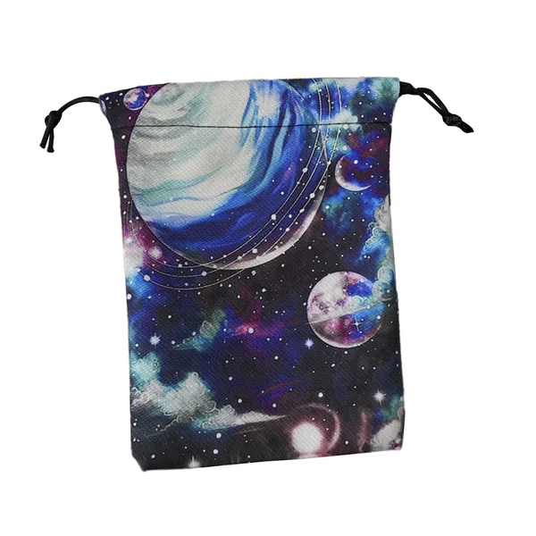 Professional Maxbell Drawstring Bag Jewelry Holder Tarot Card Pouch for Travel Packaging Party Style C Enhanced