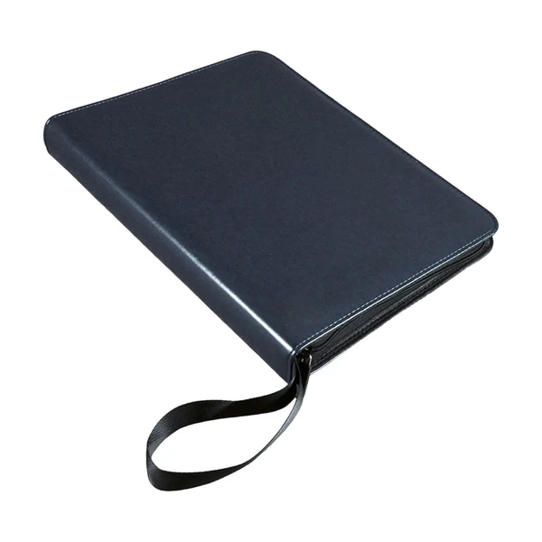 Flexible Maxbell Portable Card Binder 9 Pocket Stamp Collecting for Stamp Collectors Friends Black Genuine
