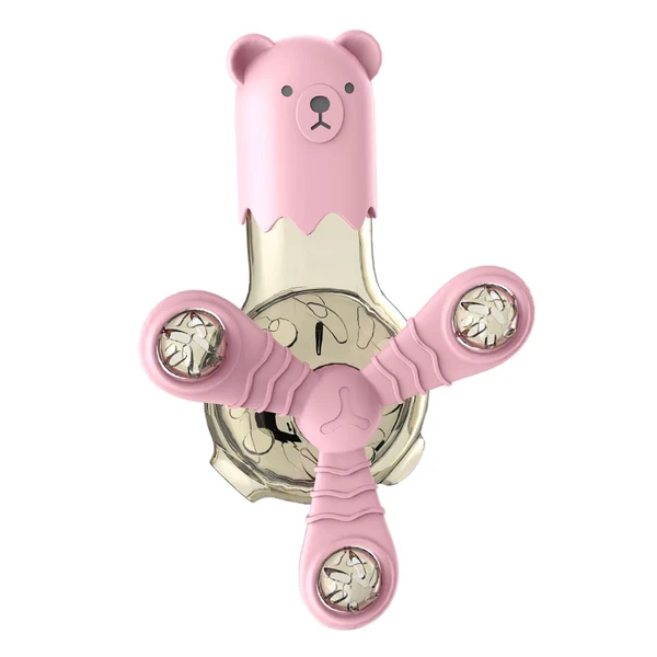 First-Class Maxbell Cat Food Dispenser Toy Interactive Cat Toys Rotatable Wheel Cat Feeder Toys Pink World-Class