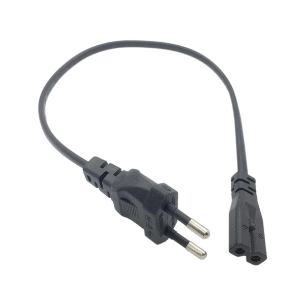 High-End Maxbell 1ft eu male to IEC320 C7 Power Adapter Cable 10A Short for Computer Laptop PC Clean