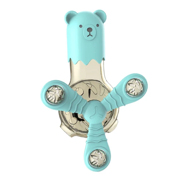 Fine Maxbell Cat Food Dispenser Toy Interactive Cat Toys Rotatable Wheel Cat Feeder Toys Blue Authentic