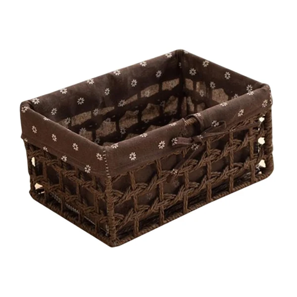 Practical Maxbell Desktop Sundries Organizer Rectangular Storage Box for Bedroom coffee small Premium