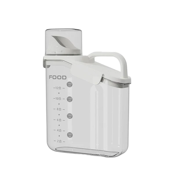 Lightweight Maxbell Ce Storage Container Food Dispenser Pour for Pantry Baking Supply White Original Design