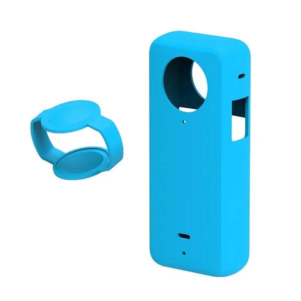 Relaxed Maxbell Protective Cover with Silicone Anti Fingerprint Shockproof for Action Camera blue Contemporary