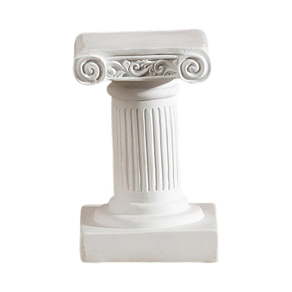Unique Maxbell Miniature Mini Greek Columns Resin Base Stigma for Indoor Banquet Yard Art Small Trendy
