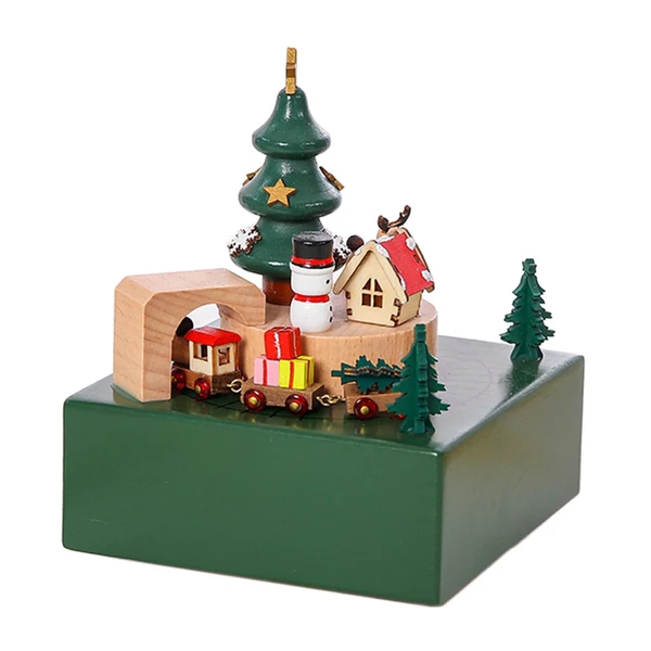Top-Quality Maxbell Decoration Ornament Musical Boxes Craft Decorative for Desktop Holiday Secure