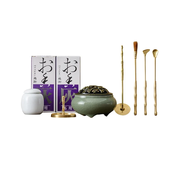 Exceptional Maxbell 9 Pieces Copper incenses Burner Fragrance Tool Making Kit for Meditation Next-Generation