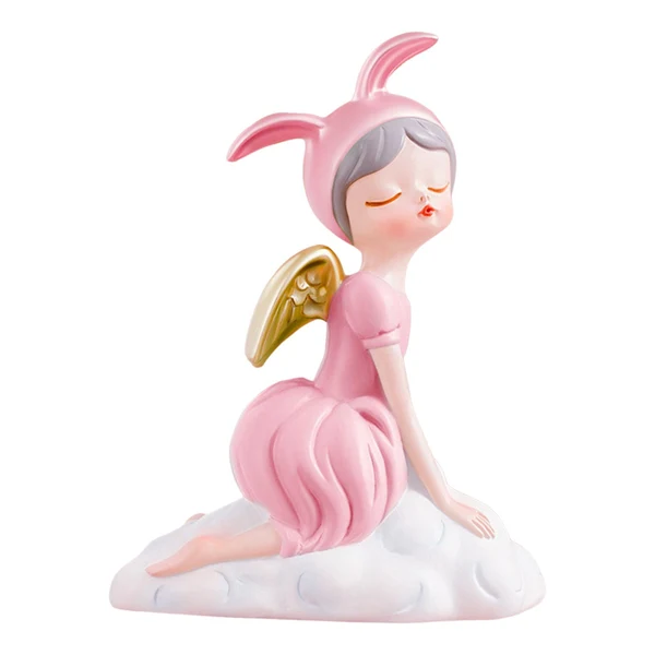 Innovative Maxbell Modern Girl Statue Ornament Craft Desk for Birthday Gift Office Rack StyleE Healthy