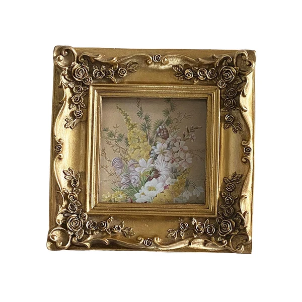 Genuine Maxbell Resin 4x4 Photo Frame Desktop and Wall Vintage Style for Home Bedroom Decor High-Performance