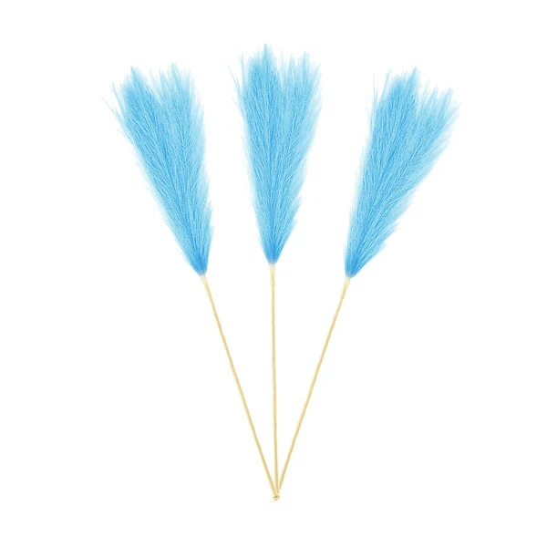 Responsible Maxbell 3 Pieces Artificial Tall Pampas Grass Flowers Arrangements Floor Vase Filler Light Blue Classic