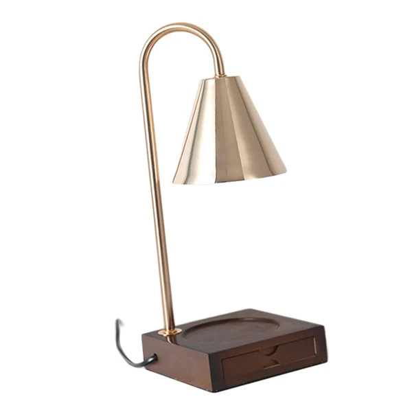 Convenient Maxbell Candle Warmer Lamp Burner Melt Lamp with 2 Bulbs for Table Living Room aureate Prestigious