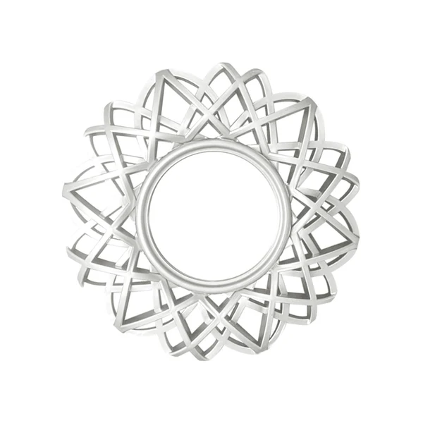 Quality Maxbell Nordic Wall Hanging Mirror Round Mirror for Living Room Bedroom Decoration Argent Prestigious