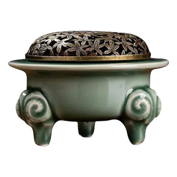 Smooth Maxbell Incense Burner Incense Cone Holder Censer Ornament for Home Decoration Detailed