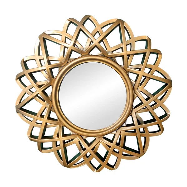 Durable Maxbell Nordic Wall Hanging Mirror Round Mirror for Living Room Bedroom Decoration Aureate Verified