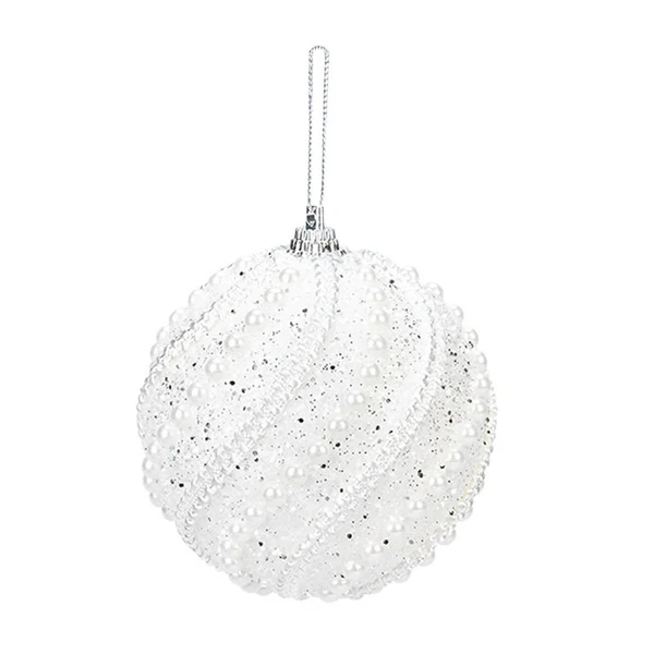 Flexible Maxbell Hanging Christmas Tree Pendant Balls Ornament Decor Wedding Accessories White Convenient