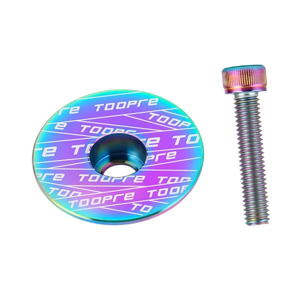 Innovative Maxbell Aluminum Alloy Bicycle Headset Top Hat Front Fork Cover for Mountain Bikes Colorful Professional