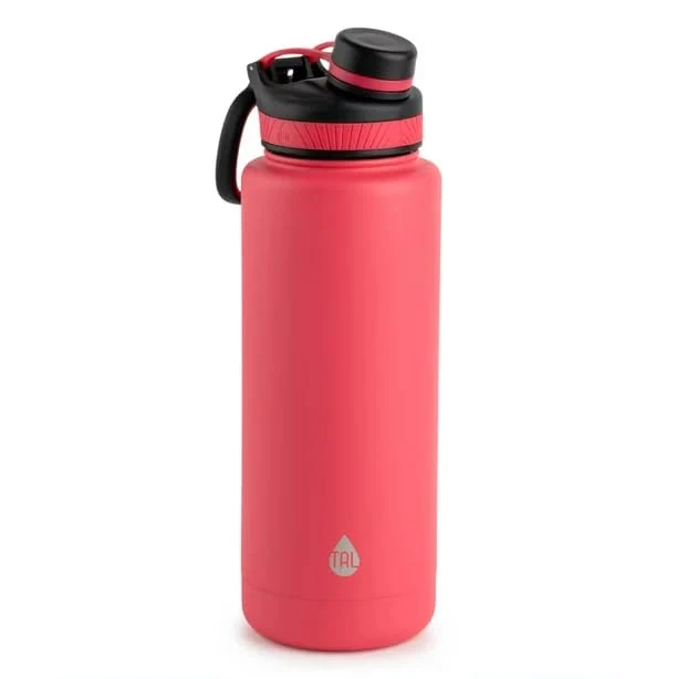 Clean Tal Stainless Steel Ranger Water Bottle 40 fl oz Pink Specialty