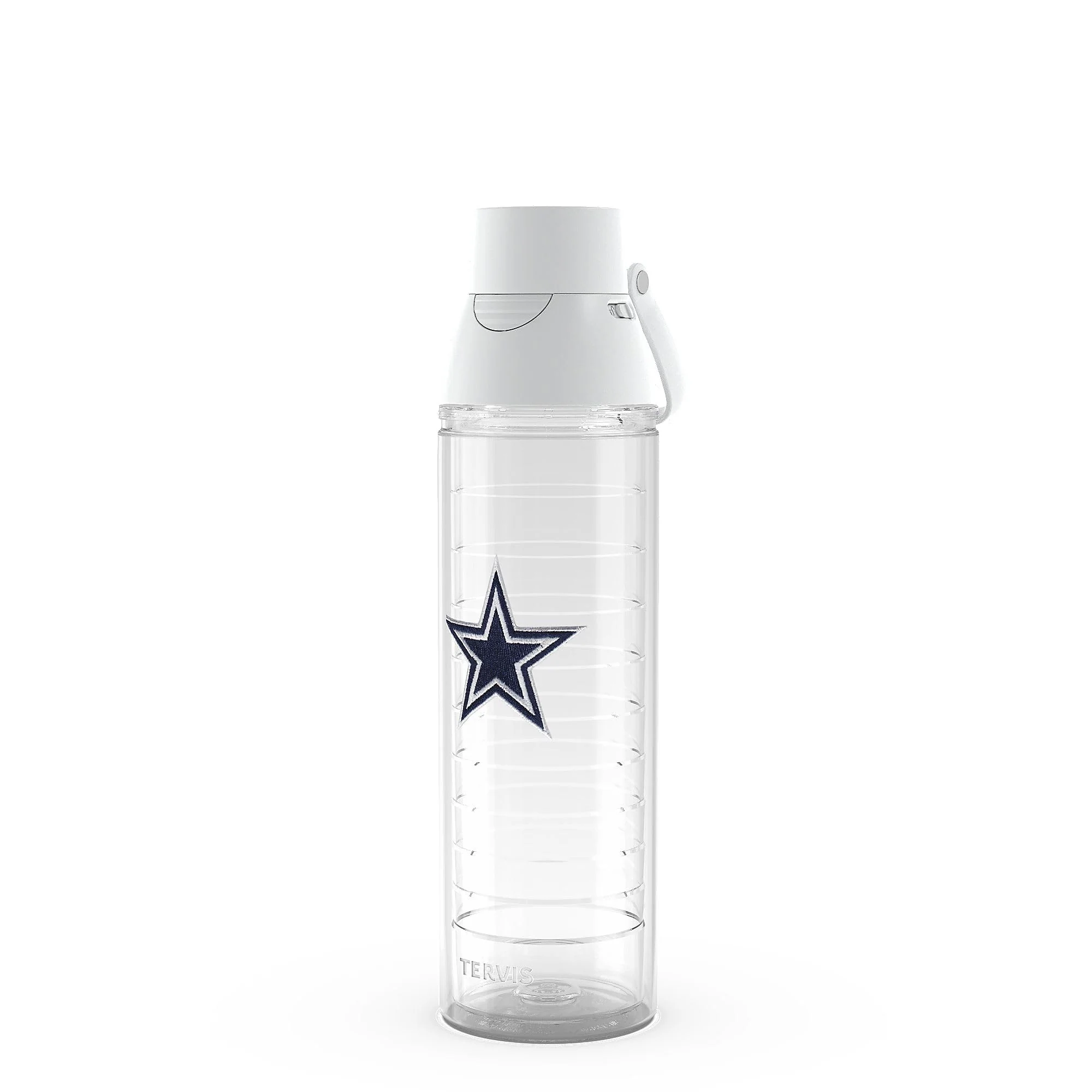 Powerful Tervis Venture Lite NFL® Dallas Cowboys - Embroidered Emblem Made in USA Double Walled Insulated Tumbler Travel Cup Keeps Drinks Cold Hot 24oz Stylish