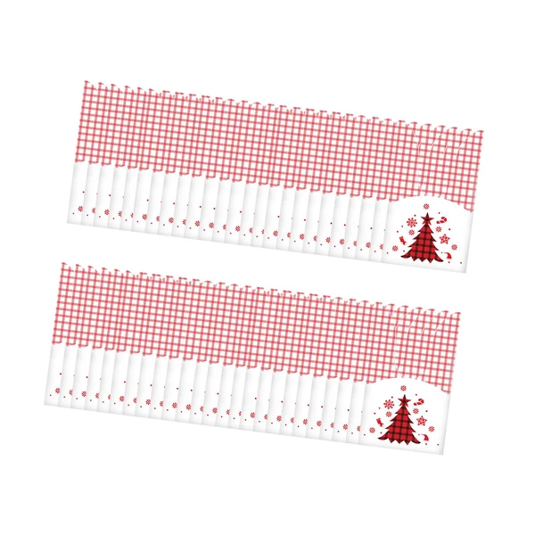 Organic Maxbell 50Pcs Candy Bag Bulk Gift Bags Gifts Wrapping Bags for New Year Grid White Environmentally Friendly