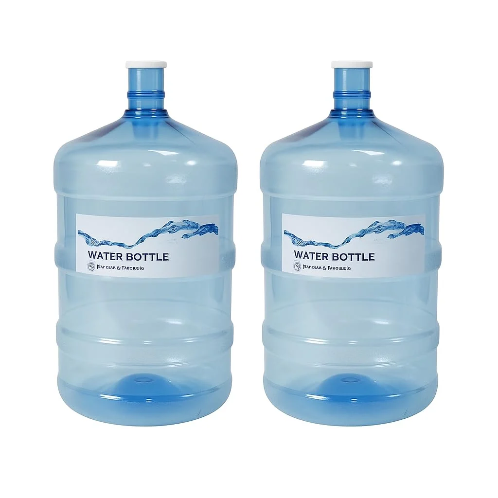 Top-Quality TIMPHO 5 Gallon Water Bottle - BPA Durable Plastic Jug with Easy Grip Handle Reusable Container for Top and Bottom Load Water Dispensers Genuine