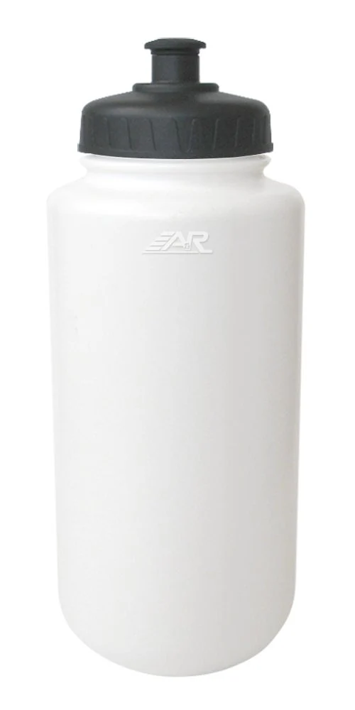 Environmentally Friendly A R Sports Water Bottle White PUSH PULL Recyclable