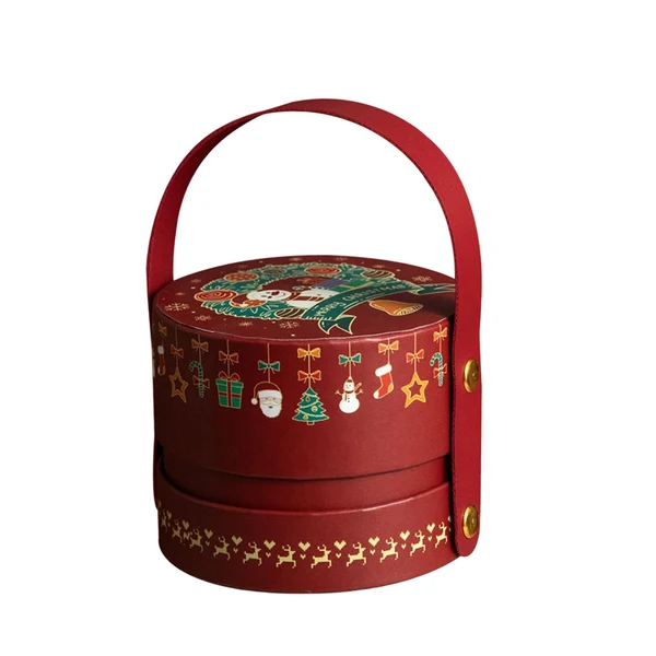 Clean Maxbell Party Gift Box Gift Wrapping Boxes Stackable for Gift Giving Birthday Party Pendant Red Modern
