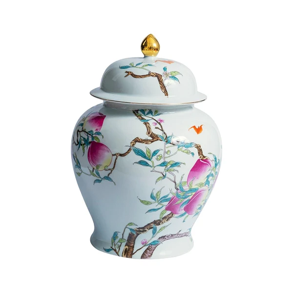 Casual Maxbell Vintage Style Ceramic Jar Exquisite Home Decoration Antique Color Glaze 1700ml Outstanding