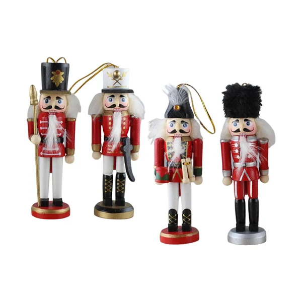 Verified Maxbell 4x Traditional Nutcracker Puppet Party Favors Gift Holiday for Car Door Home Elegant