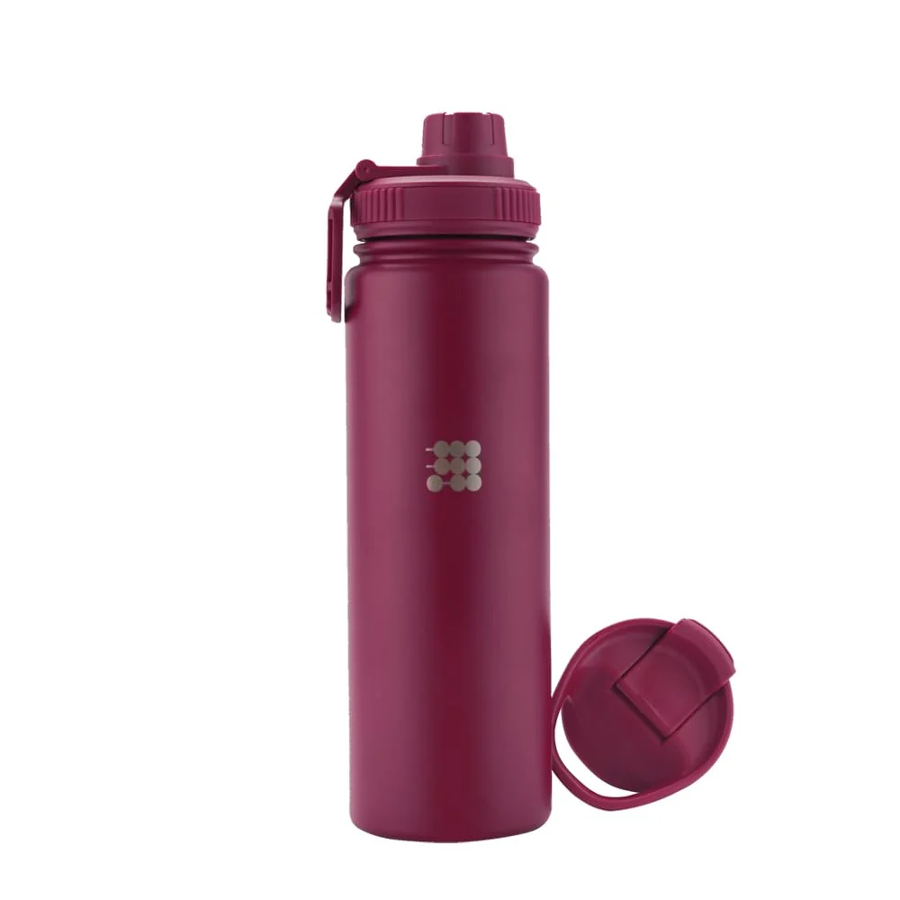 Contemporary Cubitt Insulated Sports Hydro Water Bottle 24 oz 2 Lids Coffee Lid and Wide Mouth Twist Sports Lid Stainless Steel Double Walled. Cold for up Premium Material
