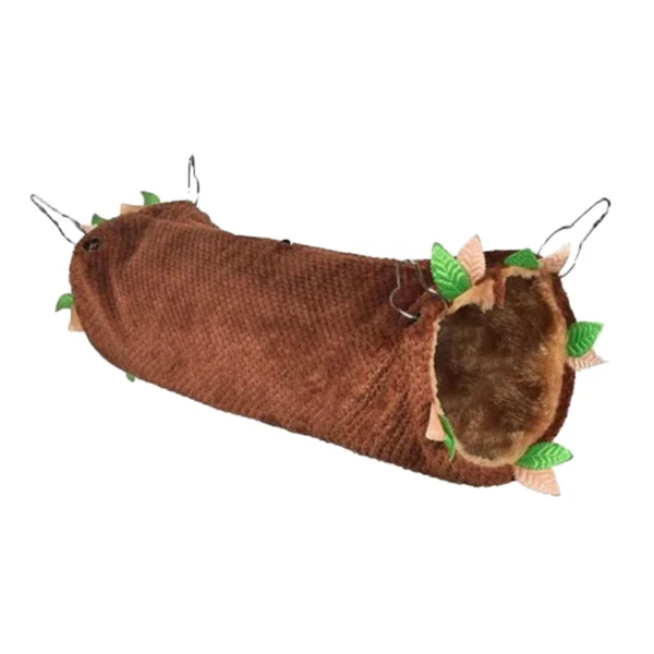 Original Maxbell Pet Hamster Bird Ferret Rat Squirrel Hammock Hanging Cage Nest House Toys brown tunnel Convenient