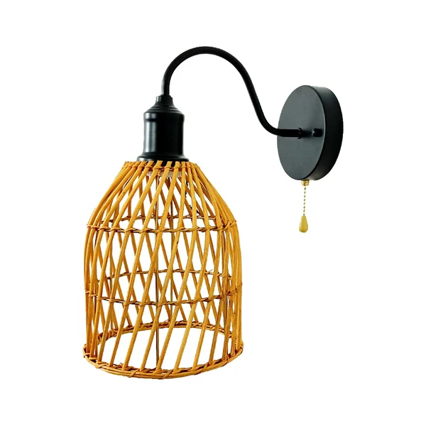 Proven Maxbell Wall Lamp Rattan Japanese Style for Hotel Hallway Not Included Bulb High-End